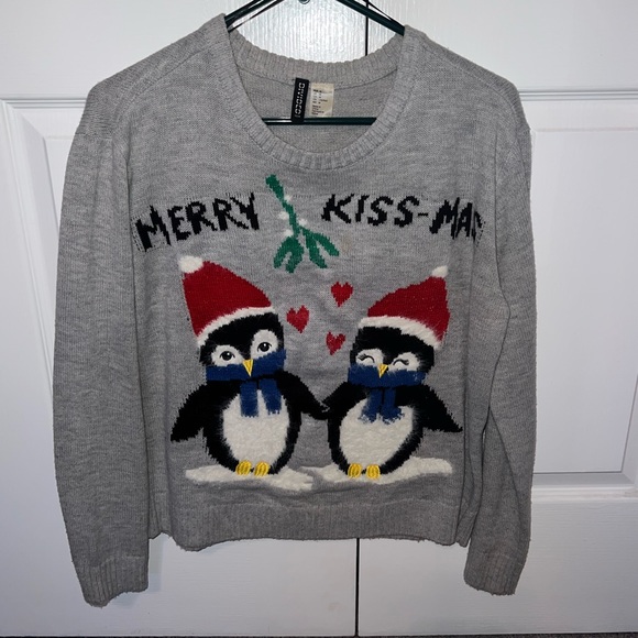 Penguins Christmas Sweater - Picture 1 of 3